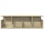 Engineered wood wall cabinet in Sonoma oak, 100x20x30 cm by , Shelves and shelves - Ref: Foro24-854843, Price: 39,05 €, Disco...