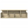 Wandschrank aus Sonoma-Eichenfurnier 100x20x30 cm von , Regale und Regale - Ref: Foro24-854843, Preis: 40,95 €, Rabatt: %
