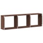 Armario de pared madera ingeniería marrón roble 100x16x30 cm de , Estantes y estanterías - Ref: Foro24-854874, Precio: 30,56 ...