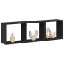 Armario de pared madera de ingeniería negro 100x16x30 cm de , Estantes y estanterías - Ref: Foro24-854869, Precio: 33,96 €, D...