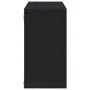 Armario de pared madera de ingeniería negro 100x16x30 cm de , Estantes y estanterías - Ref: Foro24-854869, Precio: 32,19 €, D...