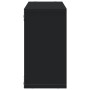 Armario de pared madera de ingeniería negro 100x16x30 cm de , Estantes y estanterías - Ref: Foro24-854869, Precio: 33,96 €, D...