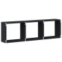 Armario de pared madera de ingeniería negro 100x16x30 cm de , Estantes y estanterías - Ref: Foro24-854869, Precio: 33,96 €, D...