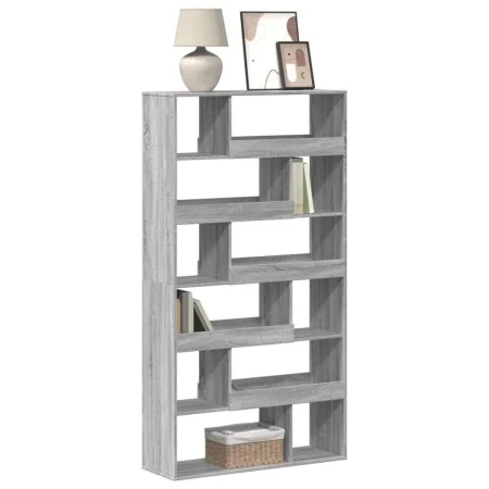 Engineered wood bookshelf in Sonoma gray, 100x33x187.5 cm by , Bookcases and shelves - Ref: Foro24-3309353, Price: 148,43 €, ...