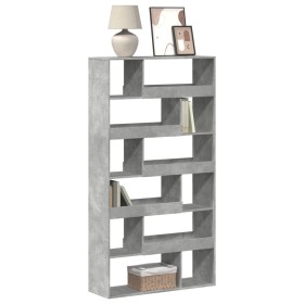 Estantería madera de ingeniería gris hormigón 100x33x187,5 cm de , Librerías y estanterías - Ref: Foro24-3309351, Precio: 136...