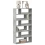 Estantería madera de ingeniería gris hormigón 100x33x187,5 cm de , Librerías y estanterías - Ref: Foro24-3309351, Precio: 134...