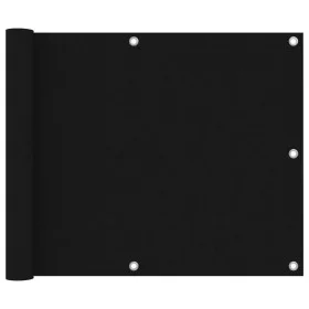Toldo para balcón tela oxford negro 75x500 cm de vidaXL, Sombrillas - Ref: Foro24-135058, Precio: 22,13 €, Descuento: %