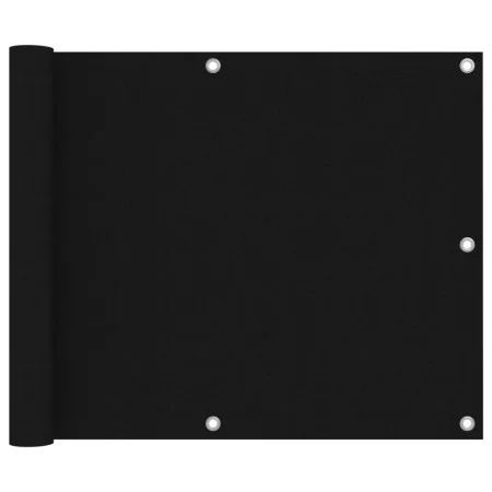 Toldo para balcón tela oxford negro 75x500 cm de vidaXL, Sombrillas - Ref: Foro24-135058, Precio: 22,11 €, Descuento: %