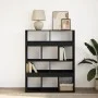 Engineered wood black shelf 100x33x125.5 cm by , Bookcases and shelves - Ref: Foro24-3309358, Price: 97,96 €, Discount: %