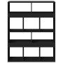 Schwarzes Regal aus Ingenieurholz, 100x33x125,5 cm. von , Bücherregale und Regale - Ref: Foro24-3309358, Preis: 99,15 €, Raba...
