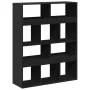 Engineered wood black shelf 100x33x125.5 cm by , Bookcases and shelves - Ref: Foro24-3309358, Price: 97,96 €, Discount: %