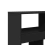 Engineered wood black shelf 100x33x125.5 cm by , Bookcases and shelves - Ref: Foro24-3309358, Price: 97,96 €, Discount: %