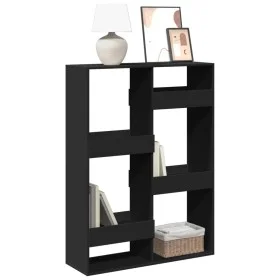 Schwarzes Regal aus Ingenieurholz 100x33x135 cm von , Bücherregale und Regale - Ref: Foro24-3309385, Preis: 93,68 €, Rabatt: %