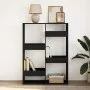 Estantería de madera de ingeniería negra 100x33x135 cm de , Librerías y estanterías - Ref: Foro24-3309385, Precio: 93,67 €, D...