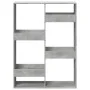 Engineered wood gray concrete shelf 100x33x135 cm by , Bookcases and shelves - Ref: Foro24-3309387, Price: 91,26 €, Discount: %