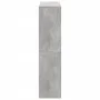 Engineered wood gray concrete shelf 100x33x135 cm by , Bookcases and shelves - Ref: Foro24-3309387, Price: 91,26 €, Discount: %