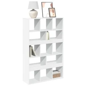 Engineered wood white bookshelf 100x33x156.5 cm by , Bookcases and shelves - Ref: Foro24-3309366, Price: 117,44 €, Discount: %