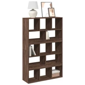 Engineered wood bookshelf in brown oak, 100x33x156.5 cm by , Bookcases and shelves - Ref: Foro24-3309372, Price: 119,78 €, Di...