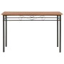 Fünfteiliges Esszimmer-Set aus MDF und braunem Stahl. von , Möbelsets für Küchen und Esszimmer - Ref: Foro24-281400, Preis: 1...