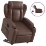 Brown synthetic leather electric reclining and lift chair by , Armchairs - Ref: Foro24-3204560, Price: 337,35 €, Discount: %