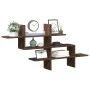 Wandregal aus braunem Eichenfurnierholz 124,5x18x60,5 cm. von , Regale und Regale - Ref: Foro24-853269, Preis: 38,70 €, Rabat...