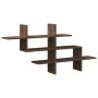 Estante pared madera ingeniería marrón roble 124,5x18x60,5 cm de , Estantes y estanterías - Ref: Foro24-853269, Precio: 38,70...
