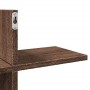 Estante pared madera ingeniería marrón roble 124,5x18x60,5 cm by , Shelves and shelves - Ref: Foro24-853269, Price: 39,37 €, ...