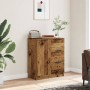 Aparador de madera de ingeniería envejecida 60x30x70 cm by , Sideboards - Ref: Foro24-856836, Price: 79,90 €, Discount: %