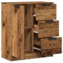 Aparador de madera de ingeniería envejecida 60x30x70 cm by , Sideboards - Ref: Foro24-856836, Price: 79,90 €, Discount: %