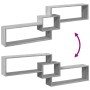 Armario de pared madera de ingeniería gris Sonoma 158x18x53 cm de , Estantes y estanterías - Ref: Foro24-854819, Precio: 36,28 €