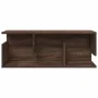 Mueble de pared madera de ingeniería marrón roble 80x20x30 cm de , Estantes y estanterías - Ref: Foro24-854838, Precio: 30,26...