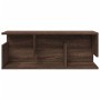 Wandregal aus braunem Eichenfurnierholz 80x20x30 cm von , Regale und Regale - Ref: Foro24-854838, Preis: 30,67 €, Rabatt: %