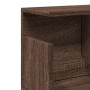 Wandregal aus braunem Eichenfurnierholz 80x20x30 cm von , Regale und Regale - Ref: Foro24-854838, Preis: 30,67 €, Rabatt: %
