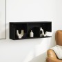 Wandschrank aus schwarzem Ingenieurholz 80x20x30 cm von , Regale und Regale - Ref: Foro24-854833, Preis: 32,02 €, Rabatt: %