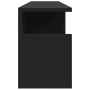 Wandschrank aus schwarzem Ingenieurholz 80x20x30 cm von , Regale und Regale - Ref: Foro24-854833, Preis: 32,02 €, Rabatt: %