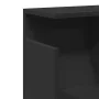 Wandschrank aus schwarzem Ingenieurholz 80x20x30 cm von , Regale und Regale - Ref: Foro24-854833, Preis: 31,59 €, Rabatt: %