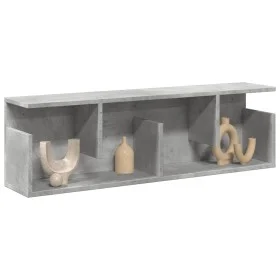 Wandregal aus grauem Beton-Holzverbundwerkstoff 100x20x30 cm von , Regale und Regale - Ref: Foro24-854844, Preis: 41,22 €, Ra...