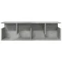 Armario de pared madera ingeniería gris hormigón 100x20x30 cm de , Estantes y estanterías - Ref: Foro24-854844, Precio: 41,22...