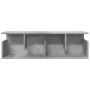 Armario de pared madera ingeniería gris hormigón 100x20x30 cm de , Estantes y estanterías - Ref: Foro24-854844, Precio: 41,85...