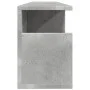 Armario de pared madera ingeniería gris hormigón 100x20x30 cm de , Estantes y estanterías - Ref: Foro24-854844, Precio: 41,22...