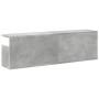 Armario de pared madera ingeniería gris hormigón 100x20x30 cm de , Estantes y estanterías - Ref: Foro24-854844, Precio: 41,85...