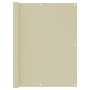 Balkonmarkise aus cremefarbenem Oxford-Stoff, 120 x 600 cm von vidaXL, Sonnenschirme - Ref: Foro24-134959, Preis: 23,74 €, Ra...