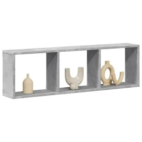 Wandregal aus grauem Beton-Holzwerkstoff 100x16x30 cm. von , Regale und Regale - Ref: Foro24-854871, Preis: 26,58 €, Rabatt: %