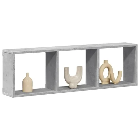 Armario de pared madera ingeniería gris hormigón 100x16x30 cm by , Shelves and shelves - Ref: Foro24-854871, Price: 26,58 €, ...