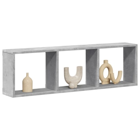 Armario de pared madera ingeniería gris hormigón 100x16x30 cm by , Shelves and shelves - Ref: Foro24-854871, Price: 26,96 €, ...