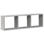 Armario de pared madera ingeniería gris hormigón 100x16x30 cm by , Shelves and shelves - Ref: Foro24-854871, Price: 26,96 €, ...