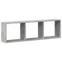 Armario de pared madera ingeniería gris hormigón 100x16x30 cm by , Shelves and shelves - Ref: Foro24-854871, Price: 26,58 €, ...