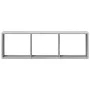 Armario de pared madera de ingeniería gris Sonoma 100x16x30 cm de , Estantes y estanterías - Ref: Foro24-854873, Precio: 30,0...