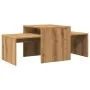Mesa de centro madera de ingeniería roble artisan 100x48x40 cm de , Mesas de centro - Ref: Foro24-856055, Precio: 65,06 €, De...