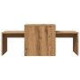 Mitteltisch aus Eichen-Ingenieurholz, handgefertigt, 100x48x40 cm. von , Couchtisch - Ref: Foro24-856055, Preis: 66,45 €, Rab...